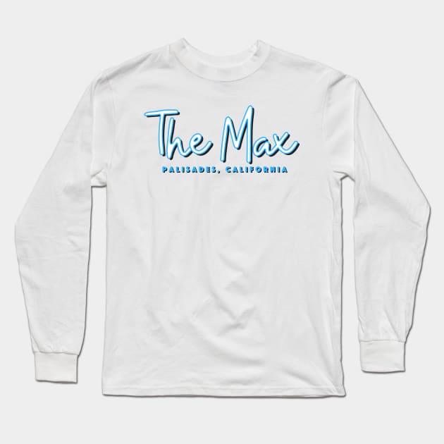 The Max Palisades California Blue Long Sleeve T-Shirt by IdenticalExposure